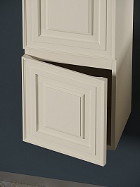 Sancos Шкаф пенал Very 35 L подвесной бежевый матовый (beige soft) – фотография-7